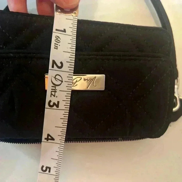 Vera Bradley Black Quilted Wristlet - Picture 5 of 7